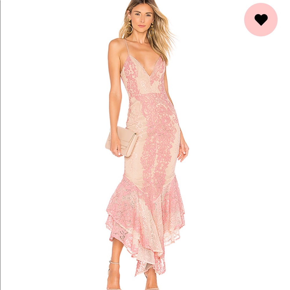 Majorelle Duchess Gown in Nude and Pink